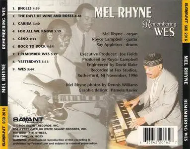 Mel Rhyne - Remembering Wes (1999)