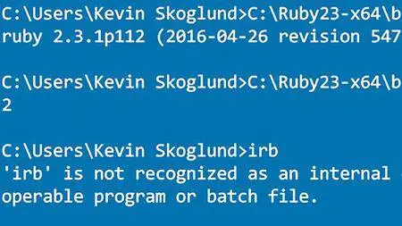 Lynda - Installing and Running Ruby on Rails 5: Windows