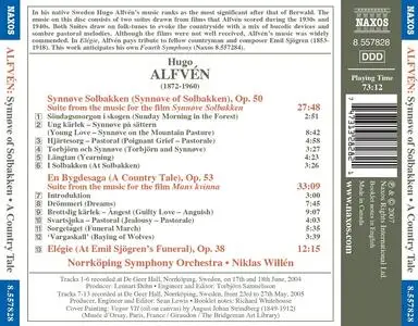 Niklas Willén, Norrköping Symphony Orchestra - Hugo Alfvén: Synnøve of Solbakken; A Country Tale; Elégie (2007)