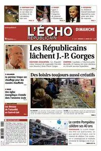 L'écho Républicain du Dimanche 15 Janvier 2017