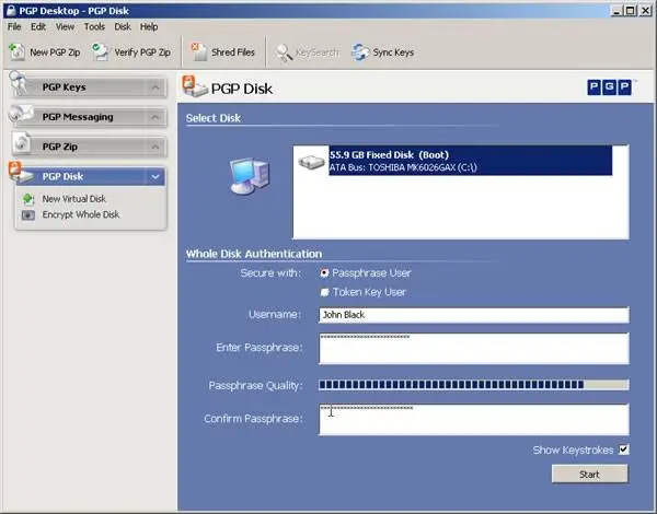 PGP Desktop Professional v9.7.0