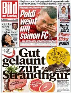 Bild am Sonntag No 19 vom 06. Mai 2012