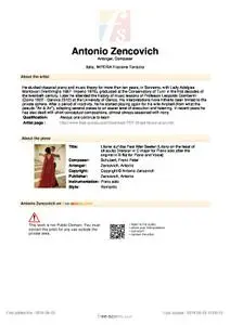 Litanei auf das Fest Aller Seelen (Litany on the feast of all souls)