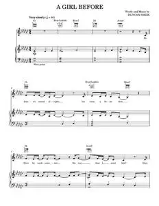 A Girl Before - Duncan Sheik (Piano-Vocal-Guitar)