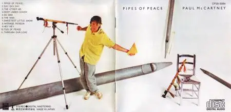 Paul McCartney - Pipes Of Peace (1983) [Japan, 1st Press] {Black Triangle CD}