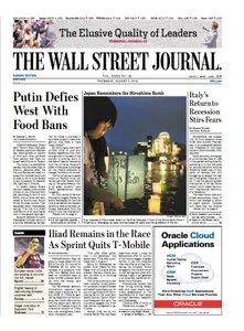 The Wall Street Journal (Europe) August 07 2014