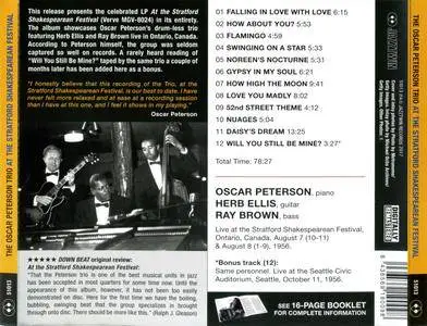 The Oscar Peterson Trio - At The Stratford Shakespearean Festival (2017) {JazzTwin 51013 rec 1956 - bonus track}