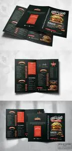 BBQ Food Menu Design A4 & US Letter DQ96H3K