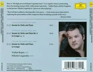 Nikolai Lugansky, Vadim Repin - Janacek, Grieg, Franck: Violin Sonatas (2010)