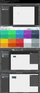 Design Simple Flat GUI kit in Photoshop