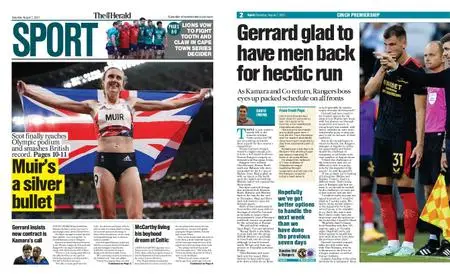 The Herald Sport (Scotland) – August 07, 2021