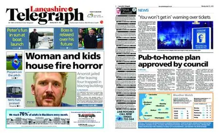 Lancashire Telegraph (Burnley, Pendle, Rossendale) – April 25, 2022