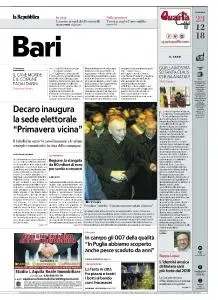 la Repubblica Bari - 23 Dicembre 2018
