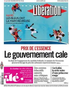 Libération du Jeudi 9 Aout 2012