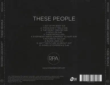 Richard Ashcroft - These People (2016) {Righteous Phonographic Association RPACD001}