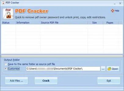 PDF Cracker 3.10 + Portable