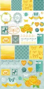 Wedding Design Elements Vector 5