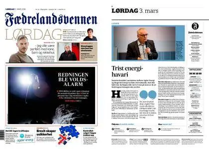 Fædrelandsvennen – 03. mars 2018