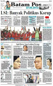 Batam Pos - Senin 27 Mei 2013