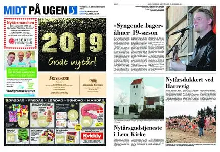 Skive folkeblad - Midt paa ugen – 27. december 2018