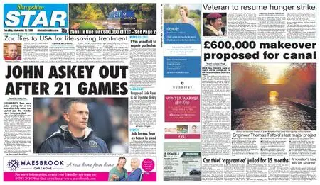 Shropshire Star Shrewsbury Edition – November 13, 2018
