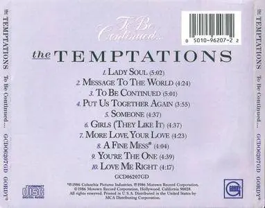 The Temptations - To Be Continued... (1986)