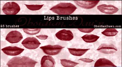 LIps Photoshop Brushes