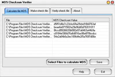 MD5 Checksum Verifier 5.5