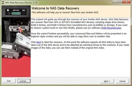 Runtime NAS Data Recovery 2.13