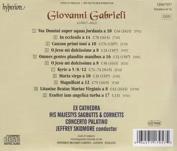 Jeffrey Skidmore, Ex Cathedra - Giovanni Gabrieli: Sacred Symphonies (2012)