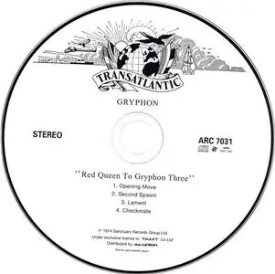 Gryphon - Red Queen To Gryphon Three (1974) {2003 Arcangelo}