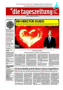 Tageszeitung TAZ vom 20 Dezember 2010