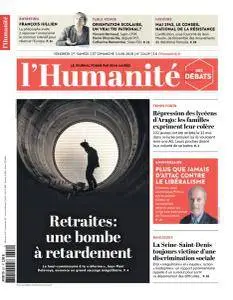 L'Humanite du Vendredi 1er et Dimanche 3 Juin 2018