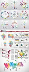 Vectors - Option Infographics Elements 46