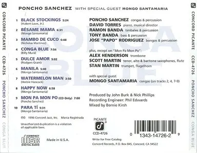 Poncho Sanchez - Conga Blue (1996) {Concord Picante}