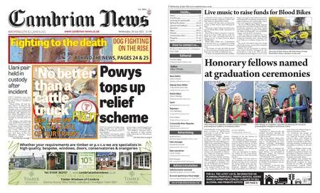 Cambrian News Machynlleth & Llanidloes – 27 July 2023