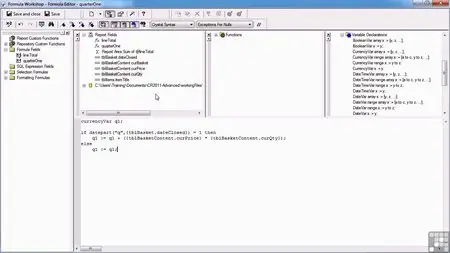 Infinite Skills - Advanced Crystal Reports 2011 Training Video