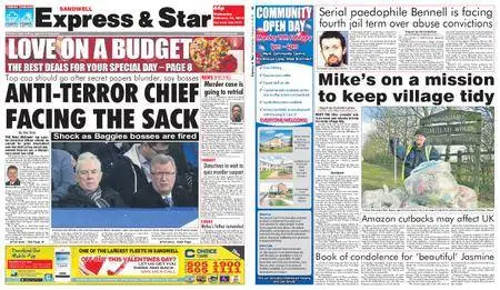 Express and Star Sandwell Edition – February 14, 2018