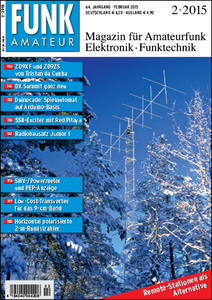 Funkamateur - Fachmagazin für Amateurfunk, Elektronik und Funktechnik Februar 02/2015