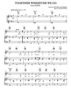 Together Wherever We Go - Carly Simon, Stephen Sondheim (Piano-Vocal-Guitar)