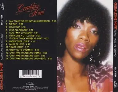 Geraldine Hunt - Can't Fake The Feeling (1993)