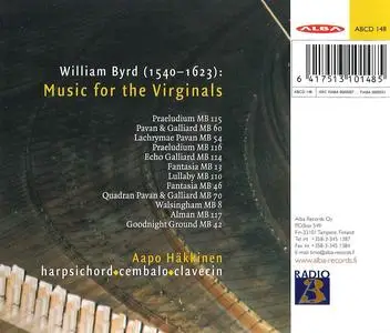 Aapo Häkkinen - William Byrd: Music for the Virginals (2002)