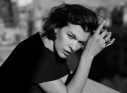 Milla Jovovich by Annemarieke van Drimmelen for The Edit Magazine December 2013