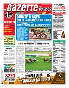 La Gazette des Courses - 22 Octobre 2024