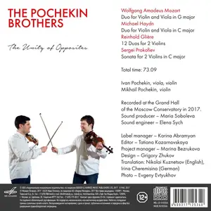 The Pochekin Brothers - The Unity of Opposites: Mozart, Michael Haydn, Glière (2017)