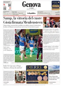 la Repubblica Genova - 10 Maggio 2025