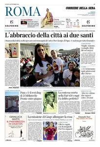 Corriere della Sera Roma - 8 Settembre 2025