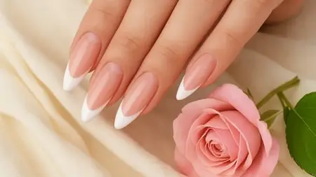 Sculpted French Perfection: Gel Overlays & Extensions