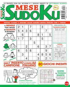 Settimana Sudoku Mese N.76 - Giugno 2025