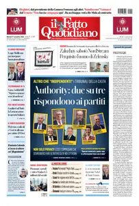 Il Fatto Quotidiano - 11 Novembre 2025